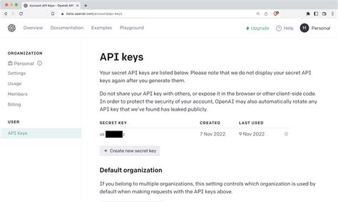 The<b> OpenAI API</b> uses<b> API keys</b> for authentication. . Openai api key free